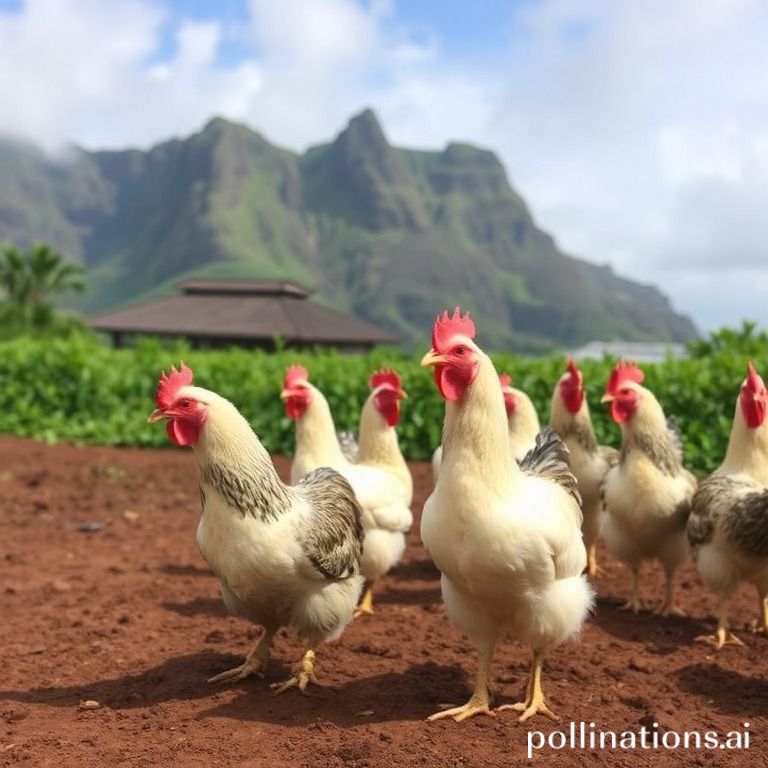 how many chickens are on kauai